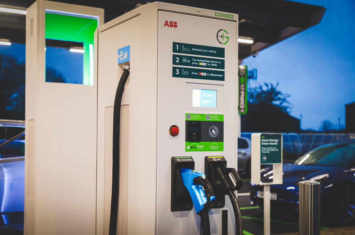 Gridserve charging station, Essex Gridserve charging station, Essex