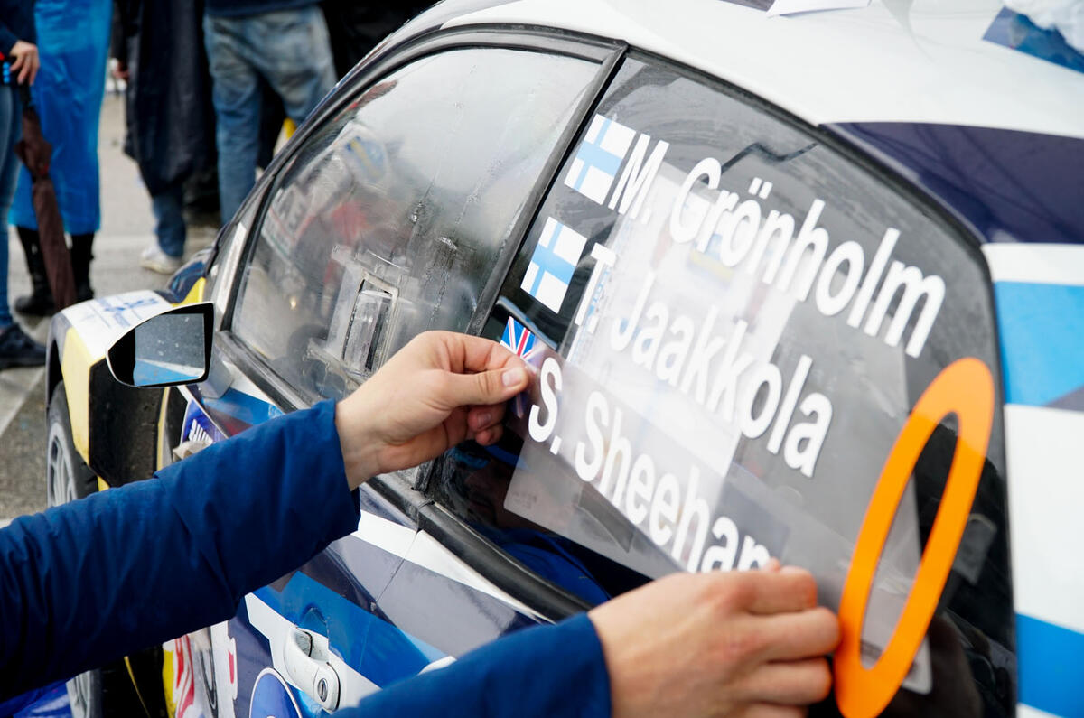 Co-driving with two-time WRC champion Marcus Grönholm