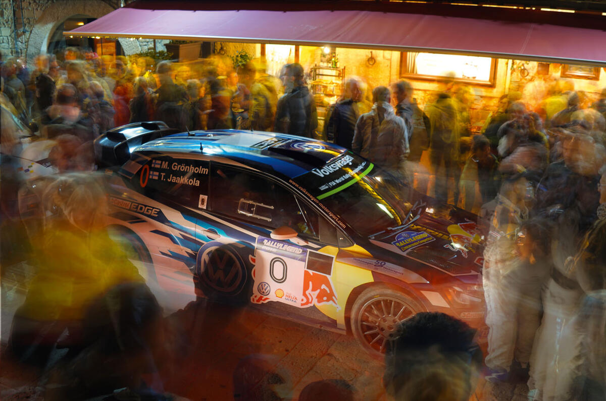 Co-driving with two-time WRC champion Marcus Grönholm