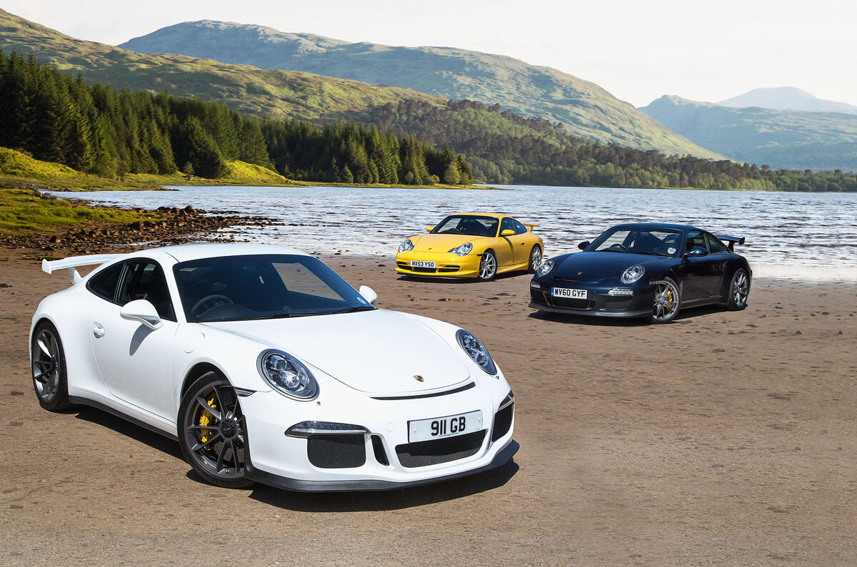 Porsche 911 GT3 triple test