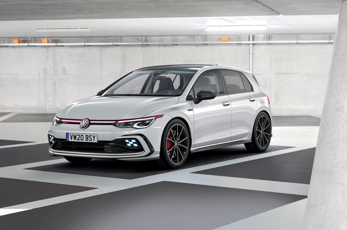 2020 Volkswagen Golf GTI Autocar render