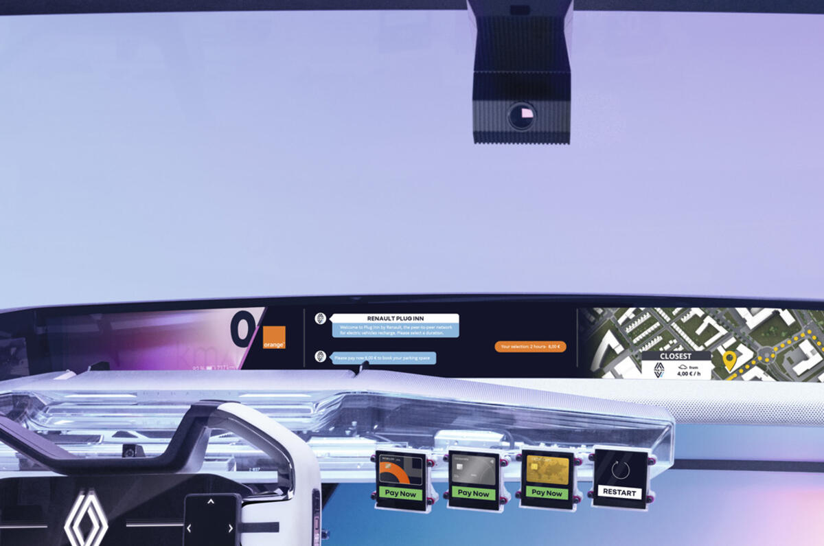 H1st vision Concept car    In car payment (10)