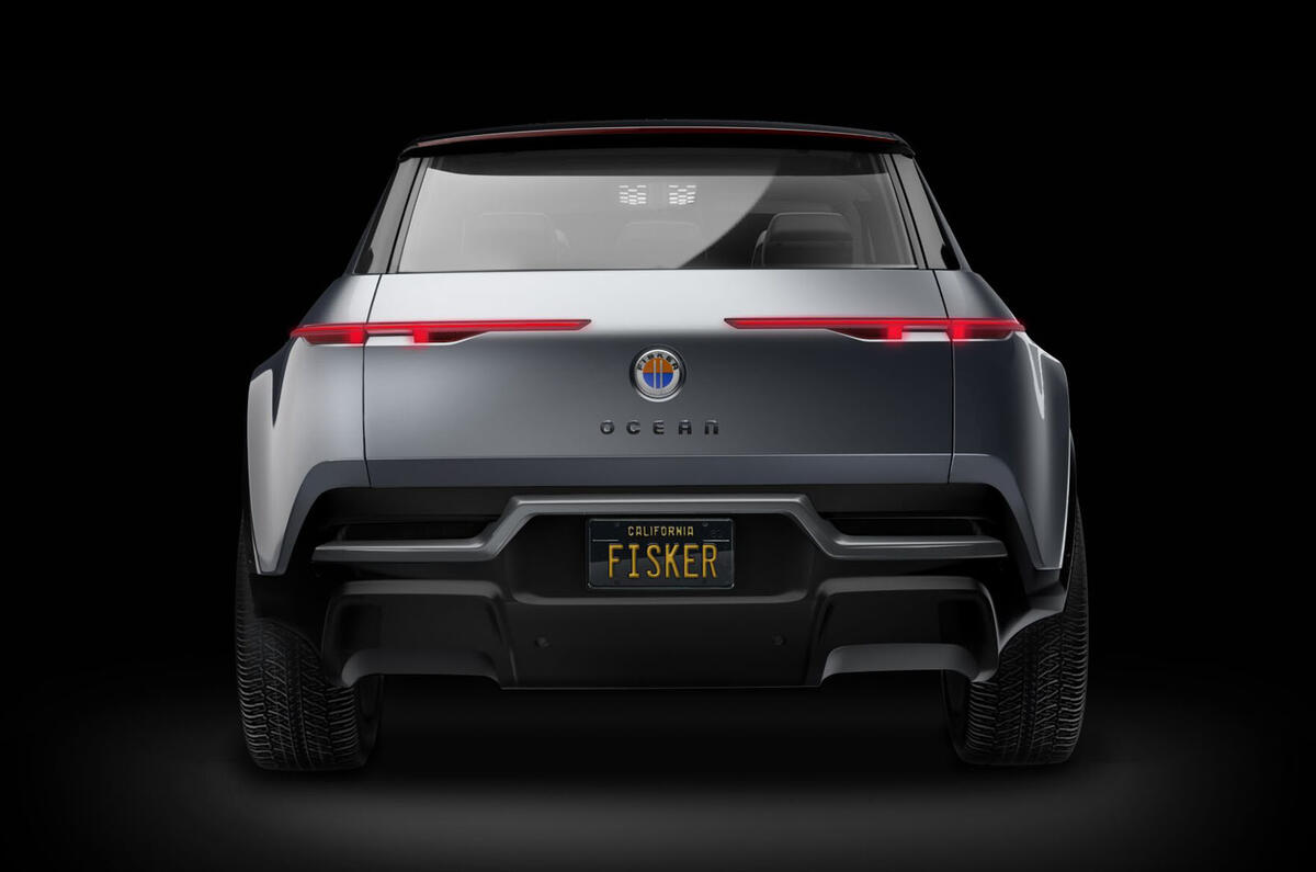 2020 Fisker Ocean - rear