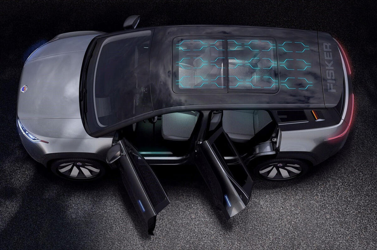 2020 Fisker Ocean - roof