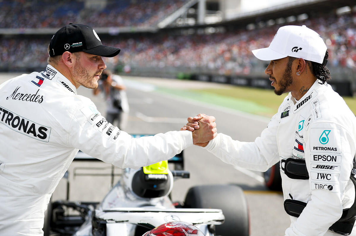 Hamilton and Bottas