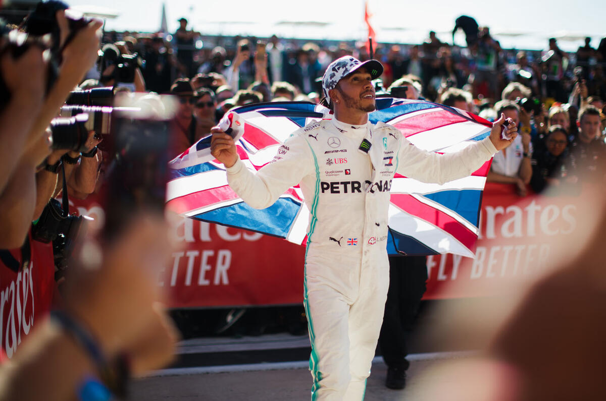 Lewis Hamilton wins sixth driver's world championship - credit: motorsportimages Lewis Hamilton wins sixth driver's world championship - park firme