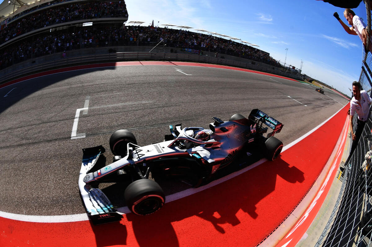 Lewis Hamilton wins sixth driver's world championship - credit: motorsportimages Lewis Hamilton wins sixth driver's world championship - Mercedes AMG F1