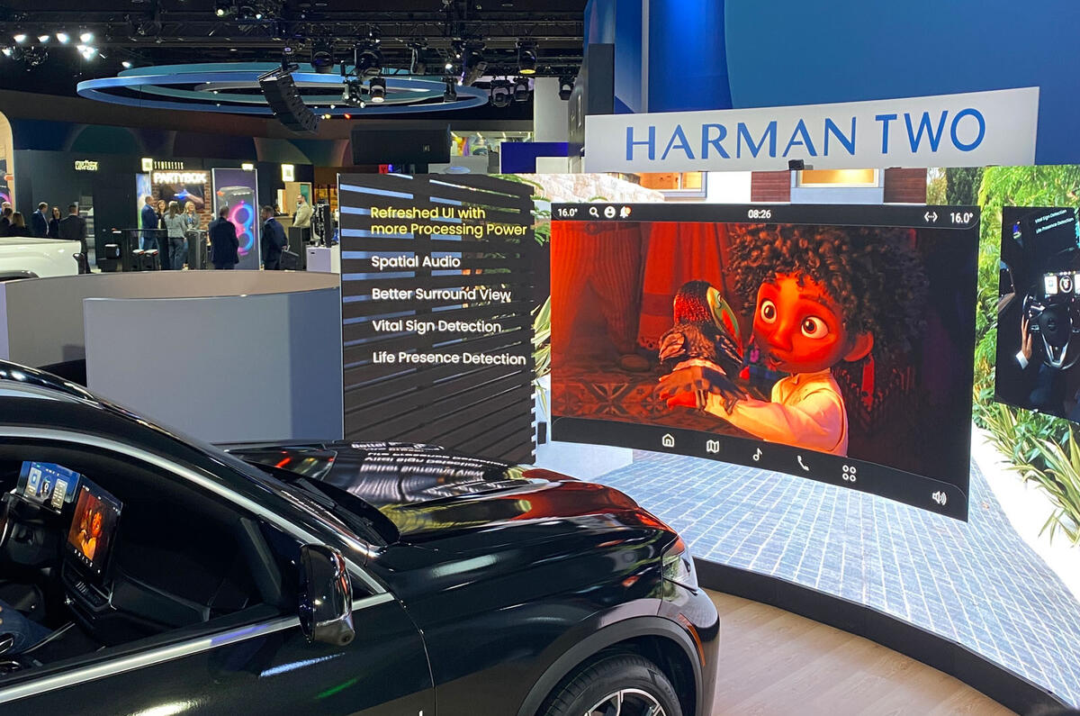 Harman Ready Vision demonstration CES 2023 Harman Ready Vision demonstration CES 2023