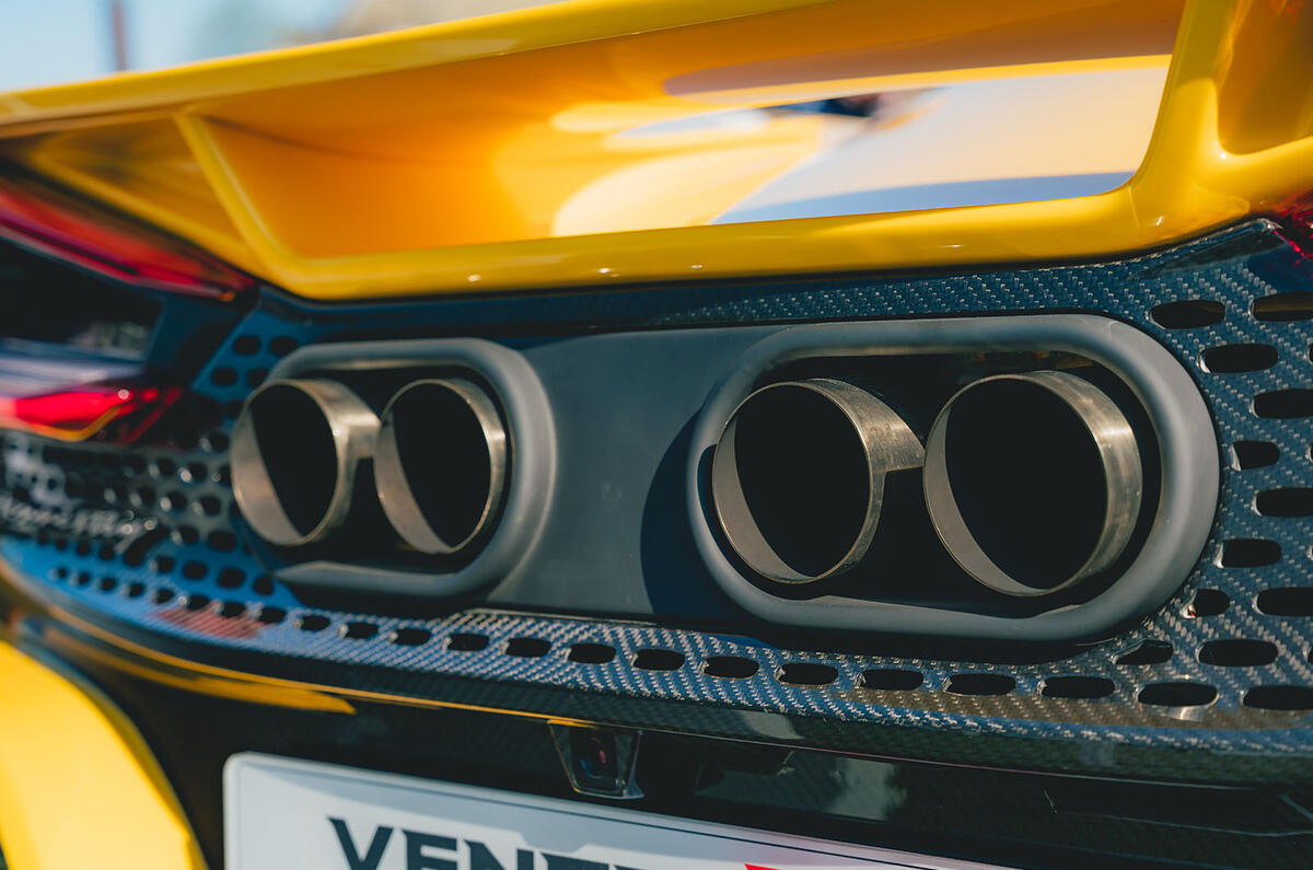 Hennessey Venom F5 Roadster exhausts Hennessey Venom F5 Roadster exhausts