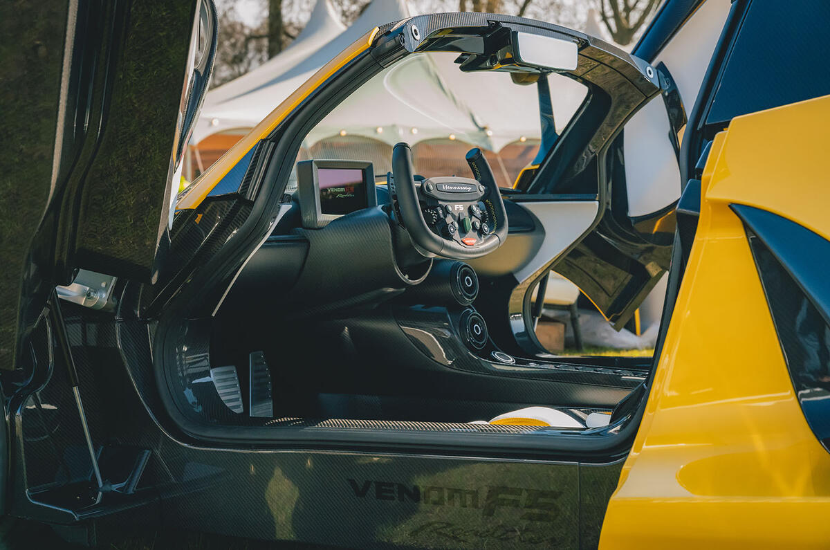 Hennessey Venom F5 Roadster interior wide Hennessey Venom F5 Roadster interior wide