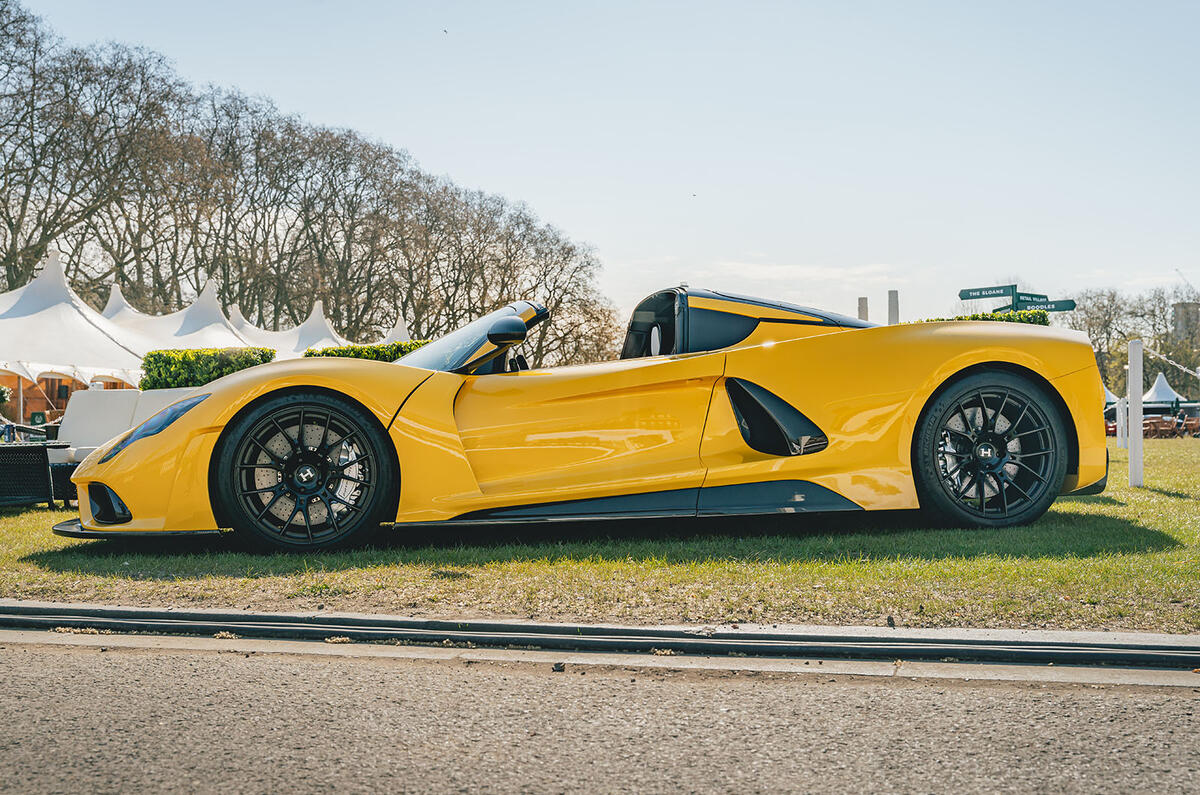 Hennessey Venom F5 Roadster side Hennessey Venom F5 Roadster side