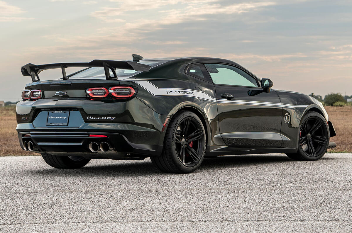 Hennessey EXORCIST Camaro ZL1 ‘Final Edition’ rear three quarter static Hennessey EXORCIST Camaro ZL1 ‘Final Edition’ rear three quarter static