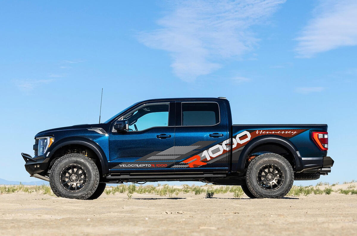 Hennessey Velociraptor black side Hennessey Velociraptor black side