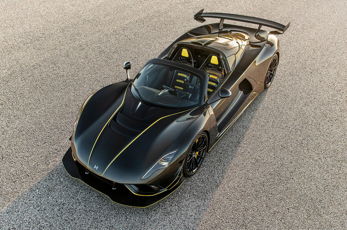 Hennessey Venom F5 Revolution Roadster front bonnet