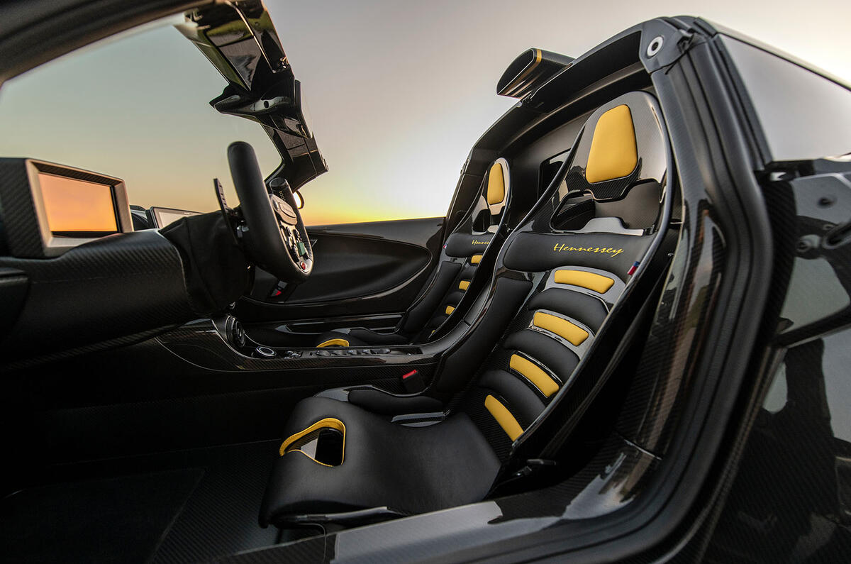 Hennessey Venom F5 Revolution Roadster interior Seats