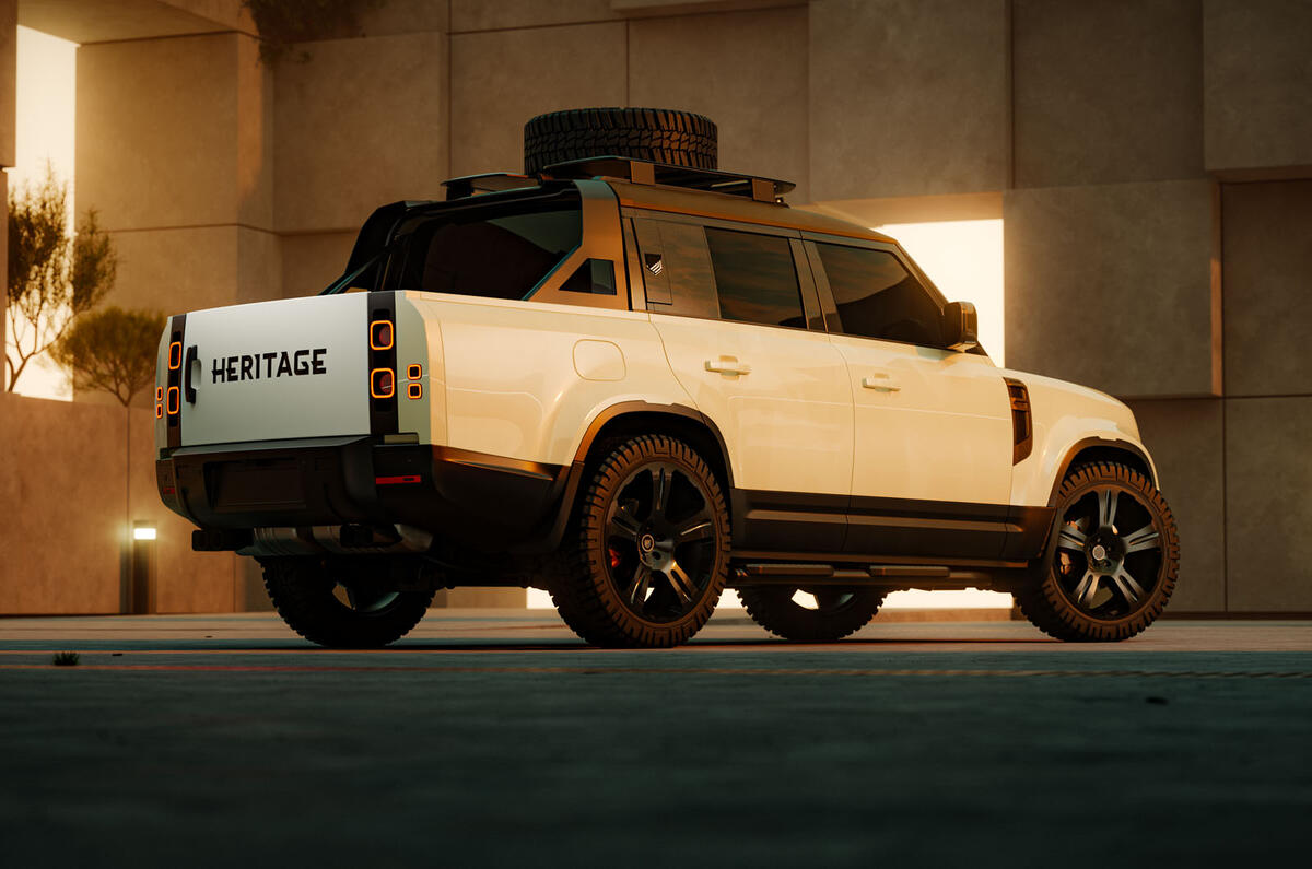 Heritage Customs Valiance Pickup Defender 130 (13) Heritage Customs Valiance Pickup Defender 130 (13)