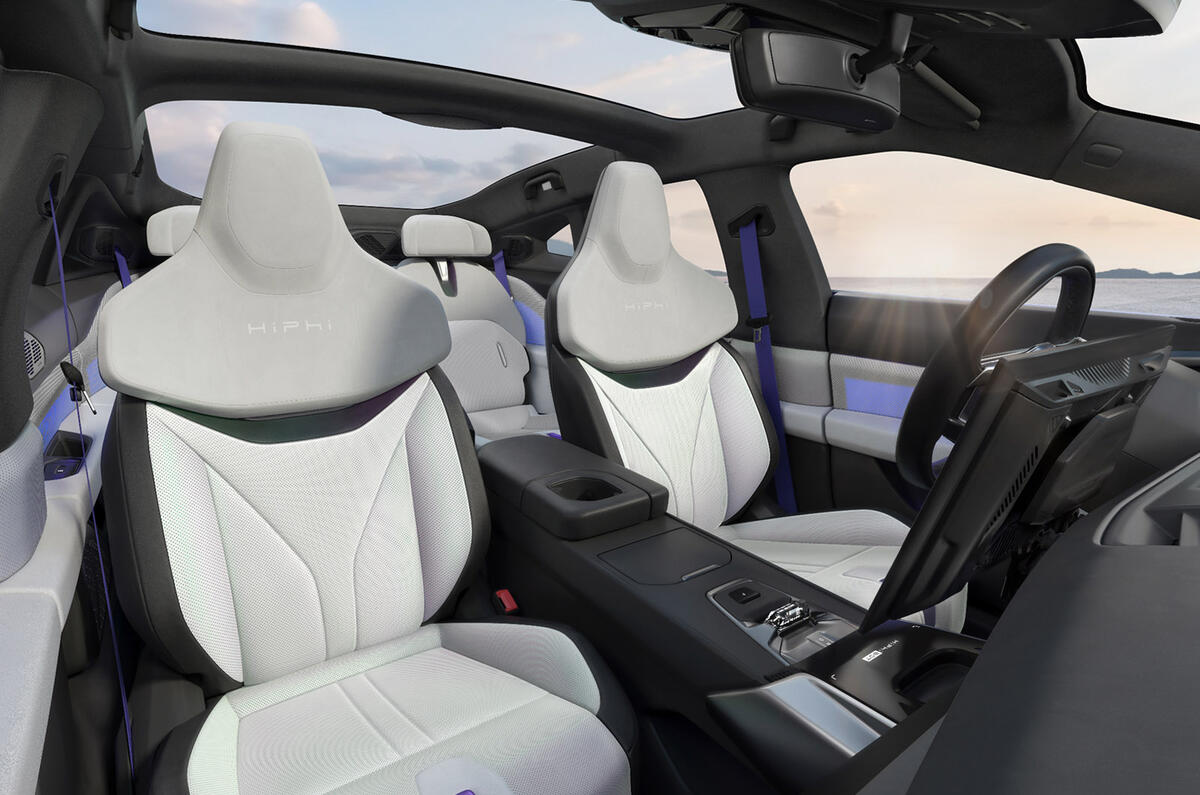 HiPhi Z interior front HiPhi Z interior front