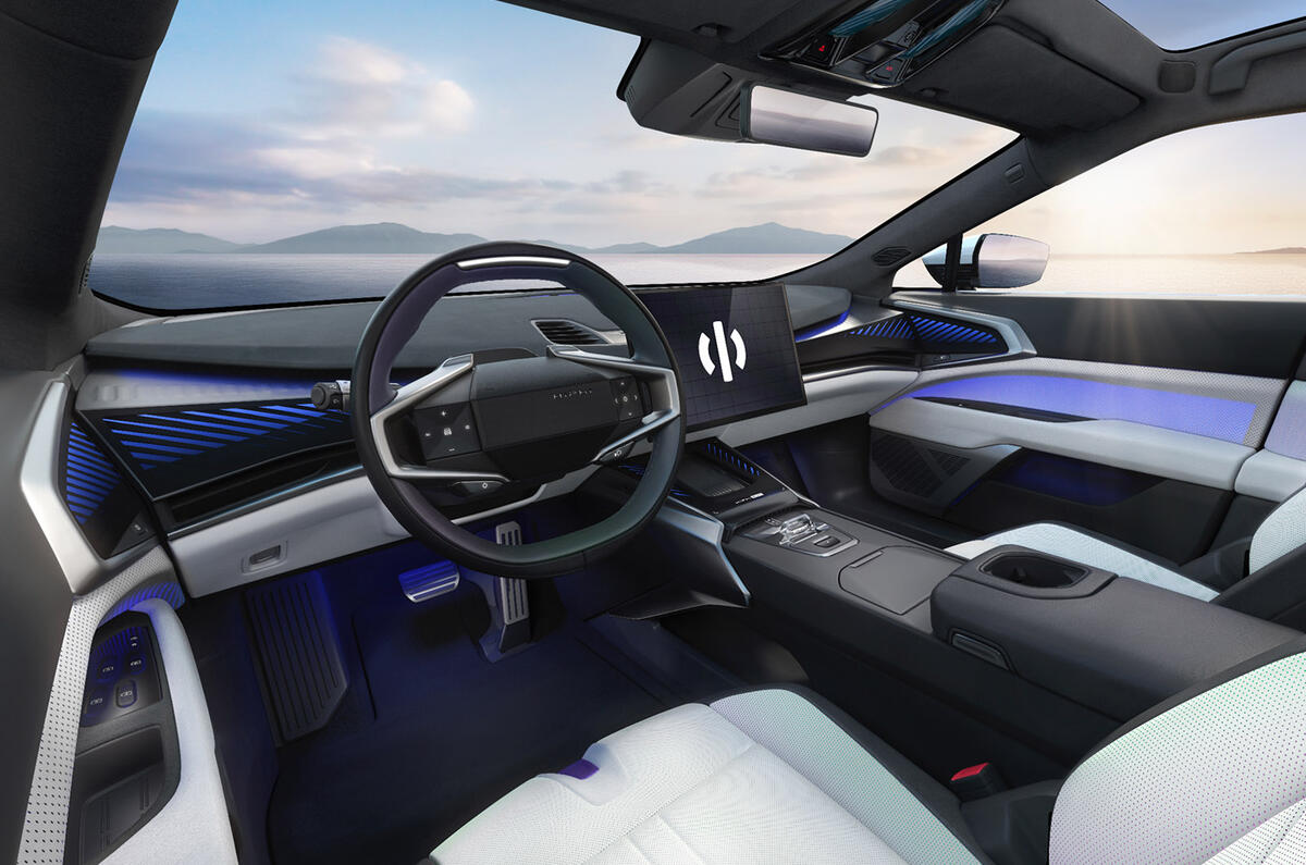 HiPhi Z interior rear HiPhi Z interior rear