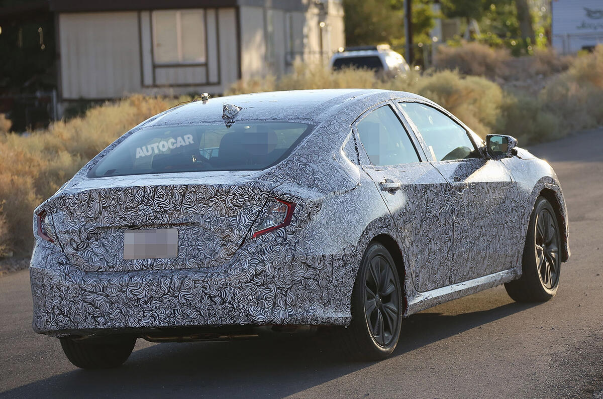 2017 Honda Civic spy picture