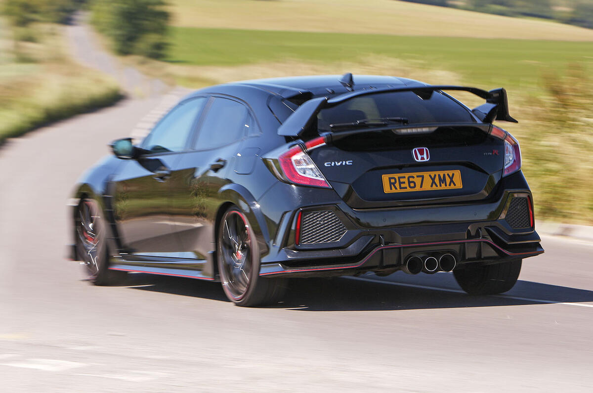 Honda Civic Type R rear three quarter Honda Civic Type R rear three quarter