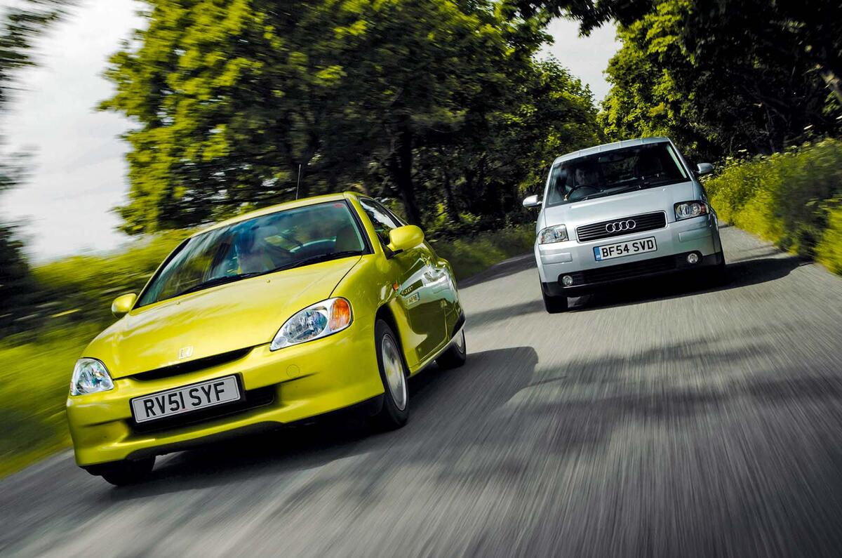 honda insight audi a2