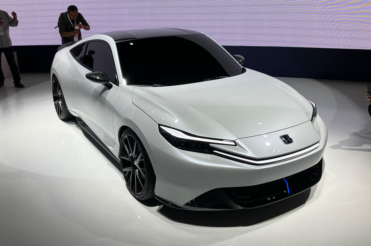 Honda Prelude Concept Tokyo motor show 2023 front high Honda Prelude Concept Tokyo motor show 2023 front high