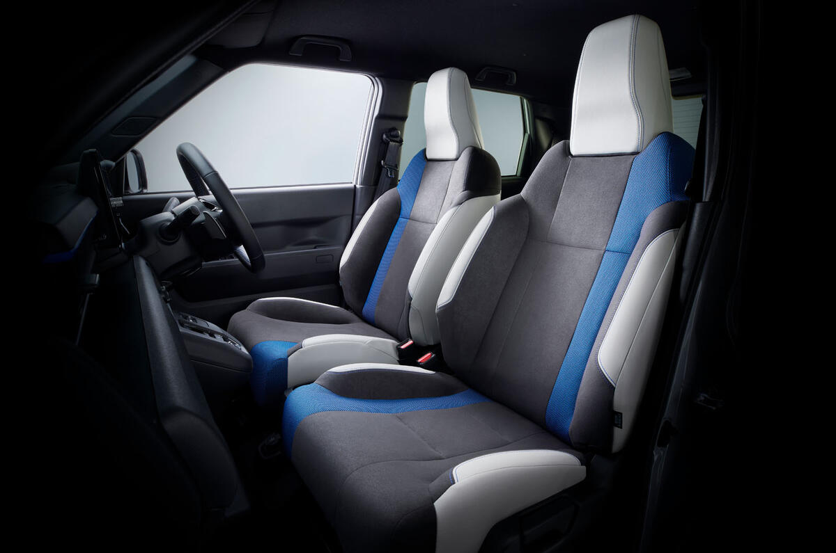 Honda Super N Prototype front seats Honda Super N Prototype front seats