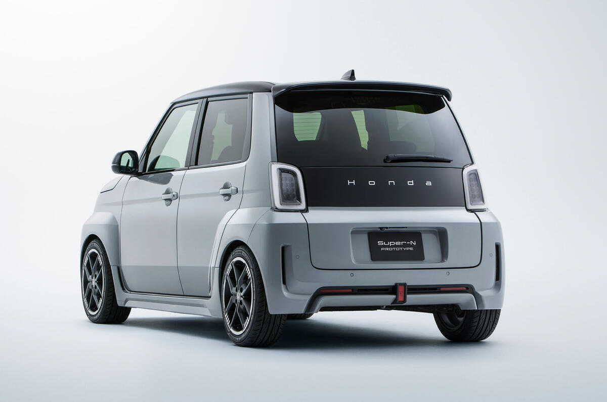 Honda Super N Prototype rear quarter static Honda Super N Prototype rear quarter static