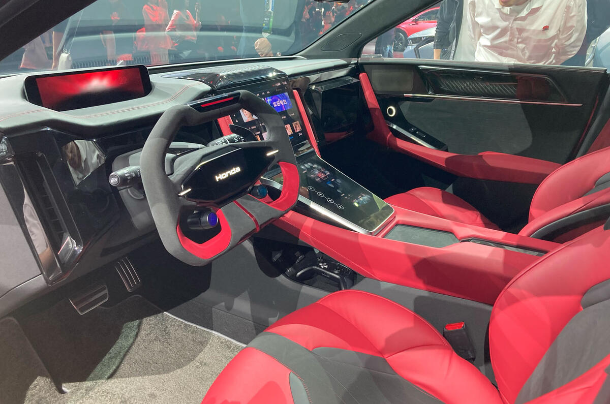 Honda Ye GT concept Beijing motor show interior