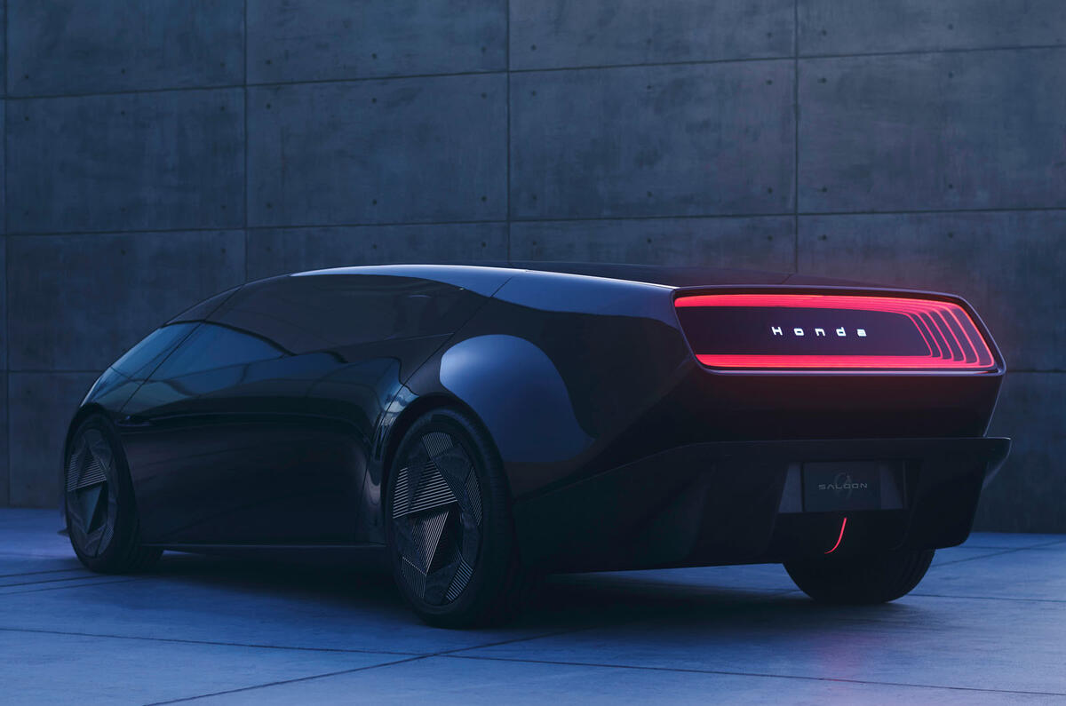 Honda Zero Saloon concept 2024 rear Honda Zero Saloon concept 2024 rear