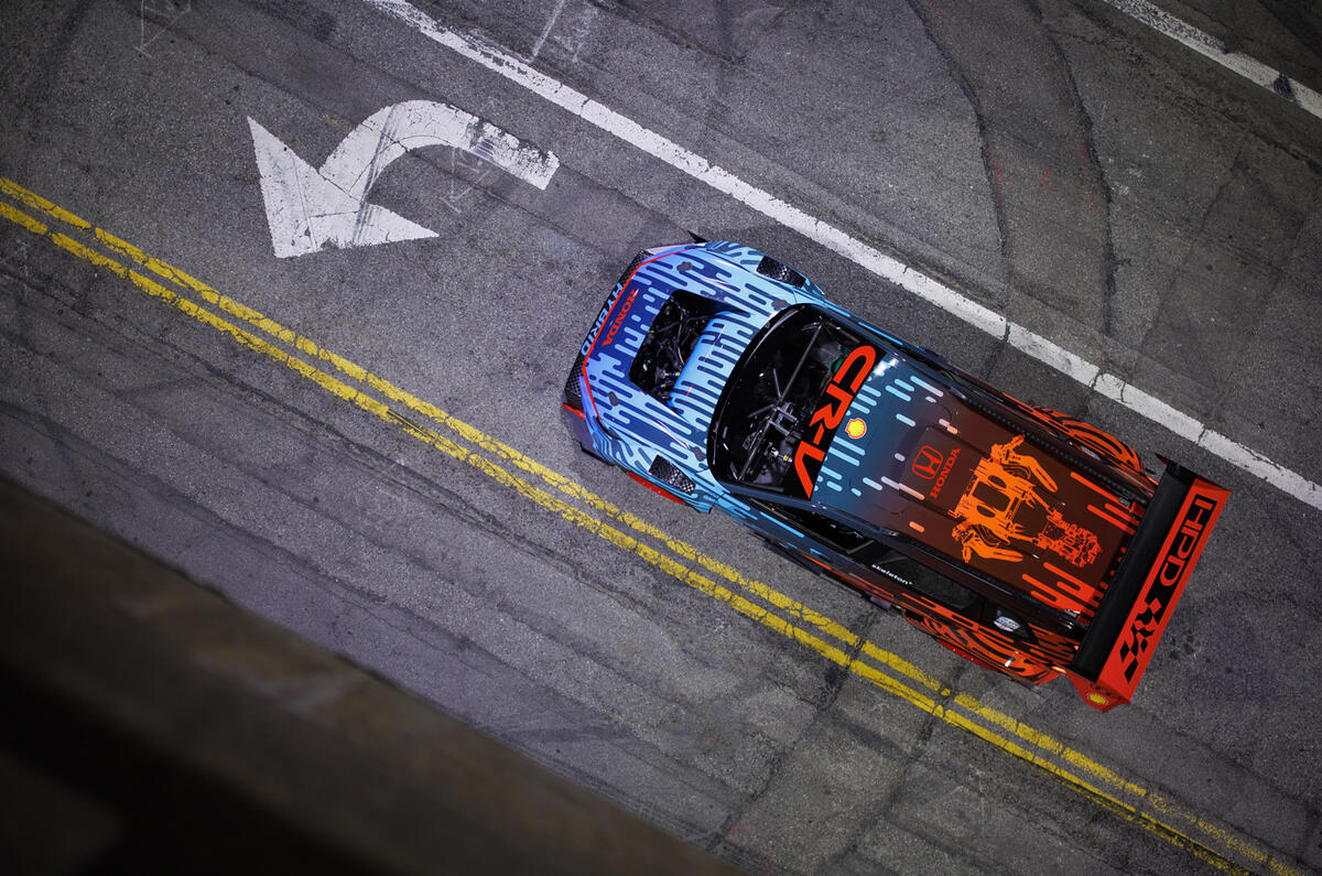 Honda CR V Hybrid racer top down Honda CR V Hybrid racer top down