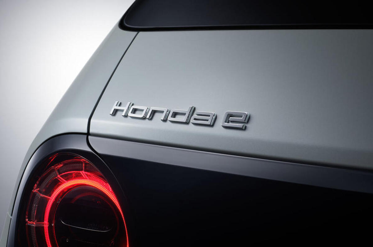 Honda e badge