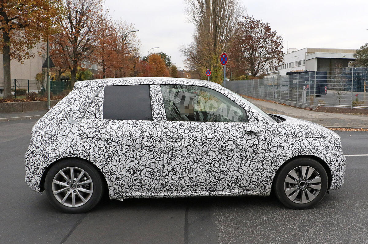 Honda Urban EV spied on the road - side