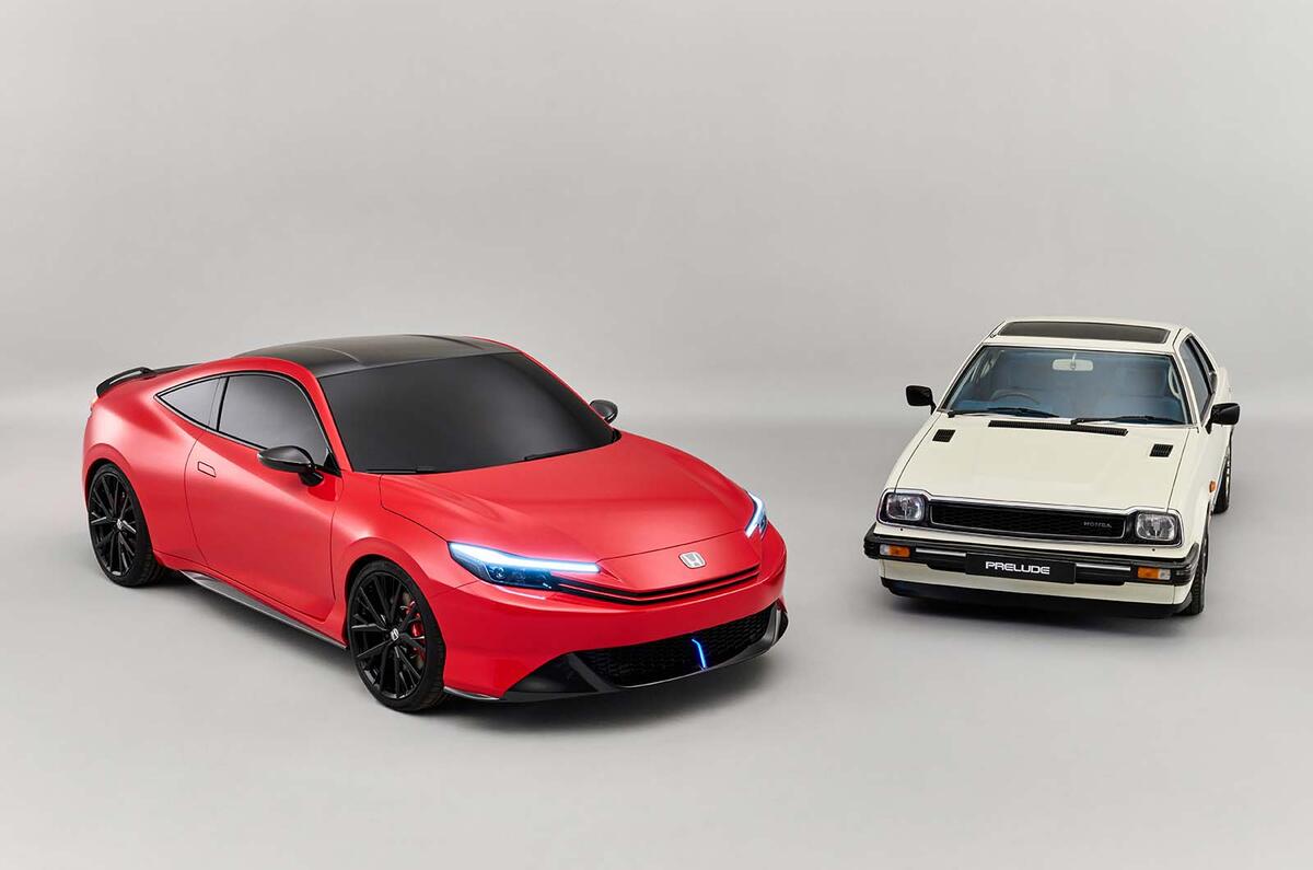 Honda Prelude new and old two Honda Prelude new and old two