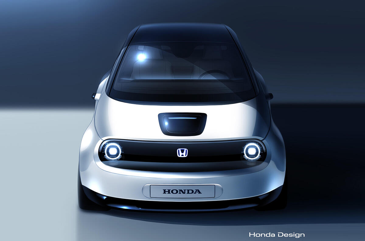 Honda Urban EV production prototype sketch