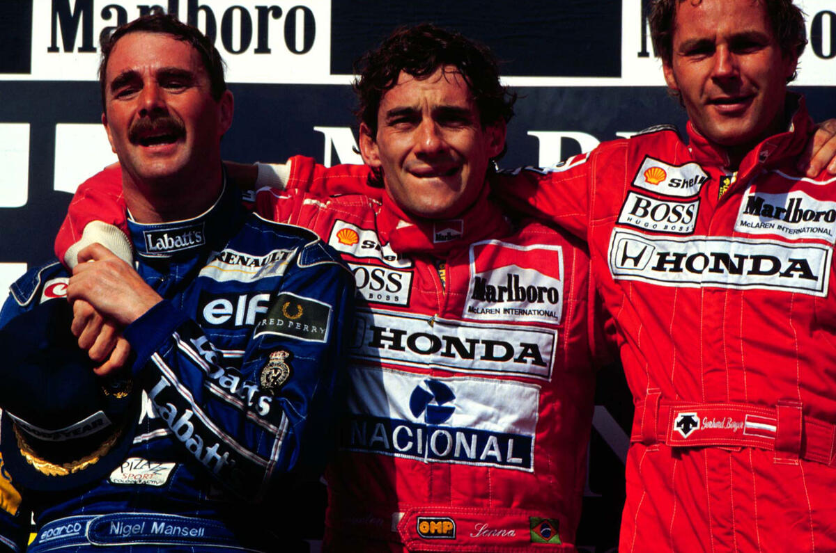 On this day in 1992: Nigel Mansell wins his first Formula 1 title