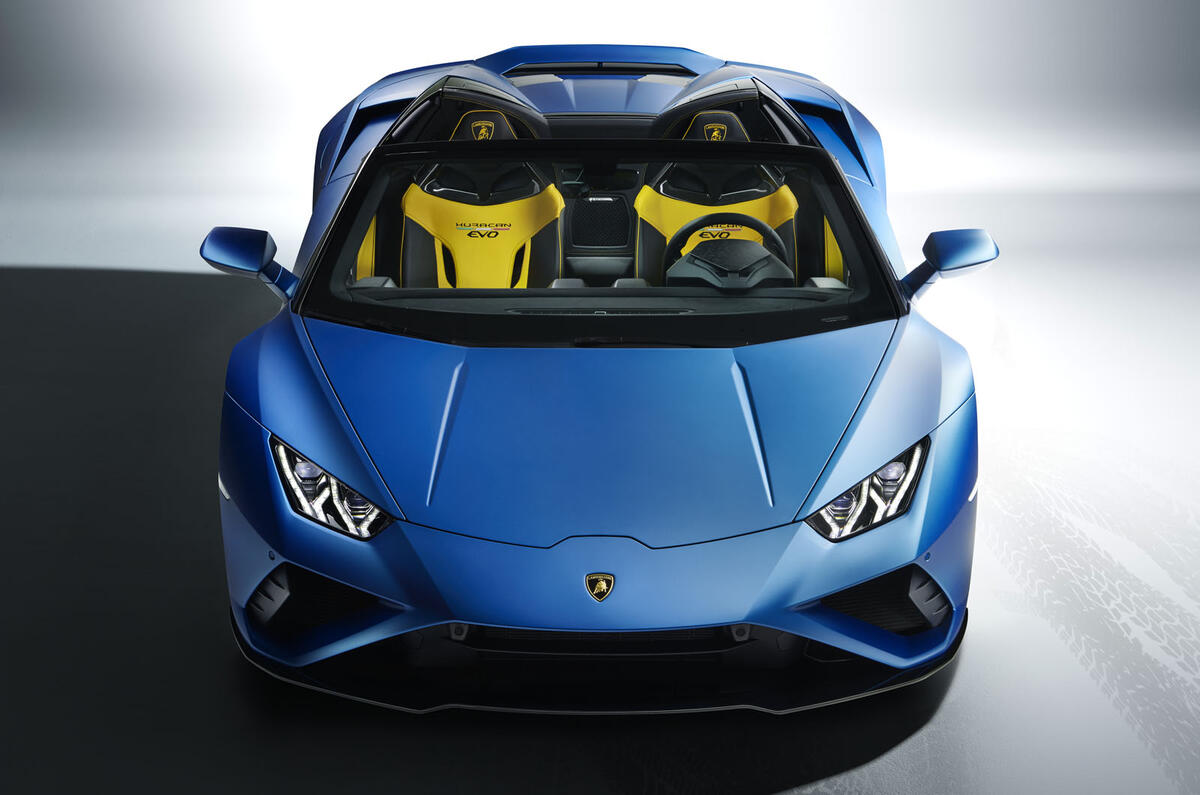 2020 Lamborghini Huracan Spyder - static front 2020 Lamborghini Huracan Spyder - static front