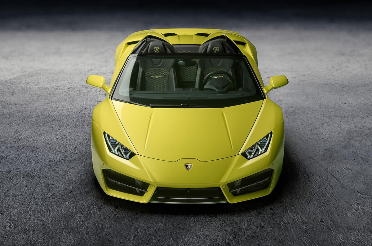 Lamborghini Huracan rear-wheel drive Spyder revealed at LA motor show