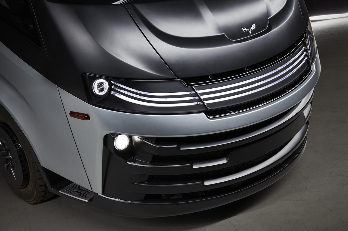 HVS hydrogen truck front
