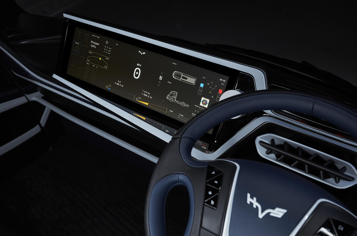 HVS hydrogen truck infotainment HVS hydrogen truck infotainment