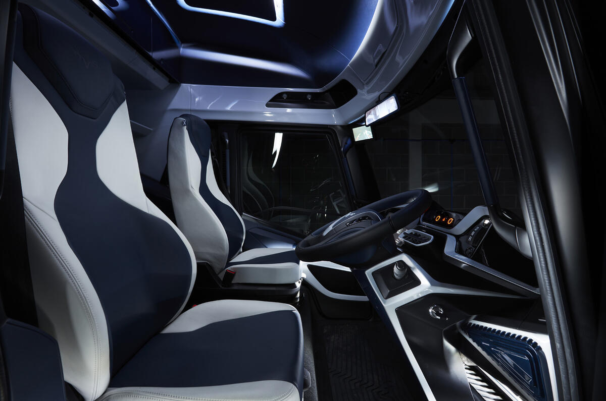 HVS hydrogen truck interior HVS hydrogen truck interior