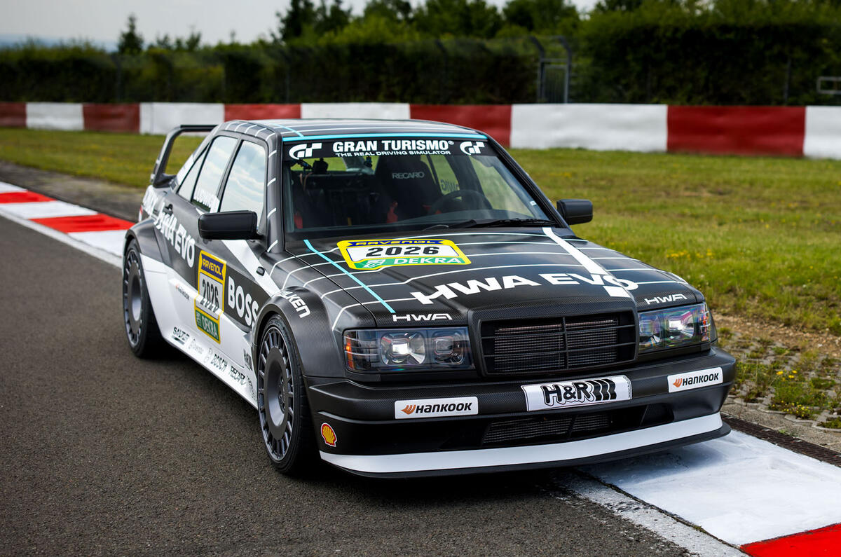 HWA EVO N24 race car front quarter static high HWA EVO N24 race car front quarter static high