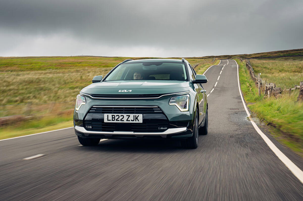 The Kia Niro Hybrid is the closest of the range to a conventionally powered car