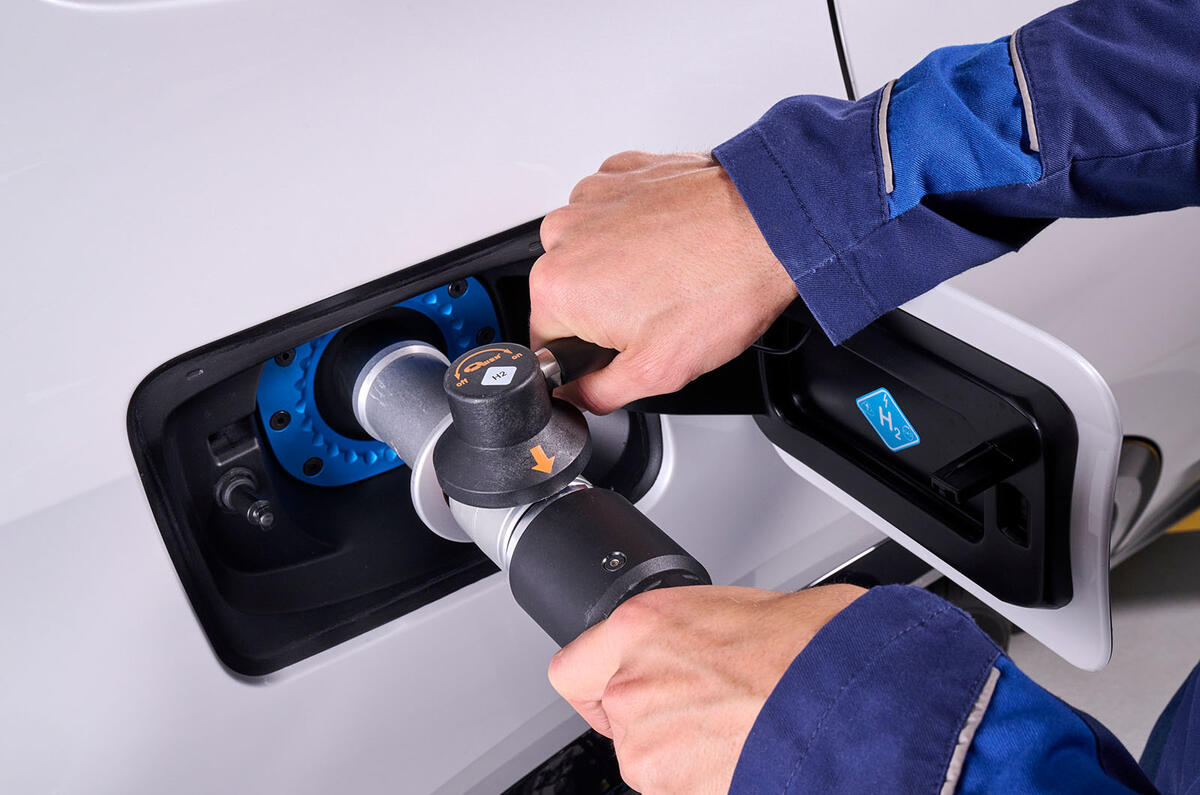 Hydrogen filler cap Hydrogen filler cap