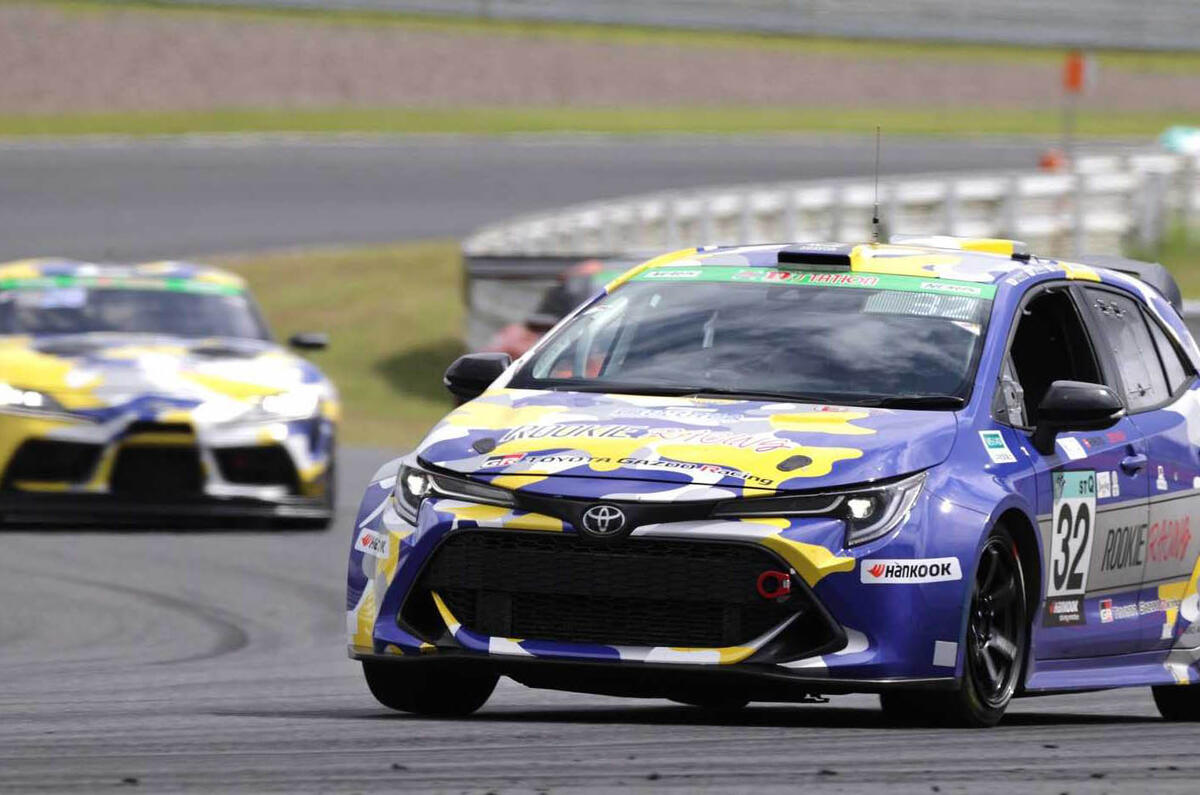 hydrogen Corolla racing car hydrogen Corolla racing car