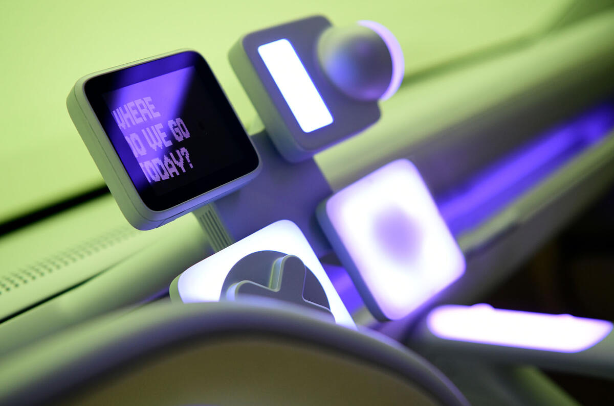 Hyundai Concept Three controls