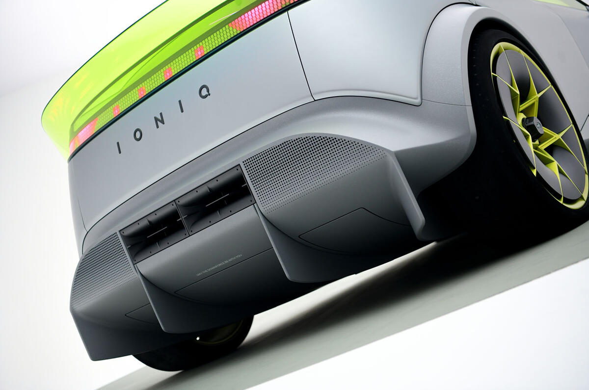 Hyundai Concept Three rear diffuser close