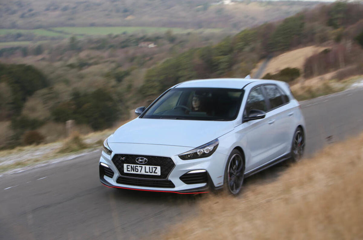 Volkswagen Golf GTI vs Hyundai i30n hero hyundai front