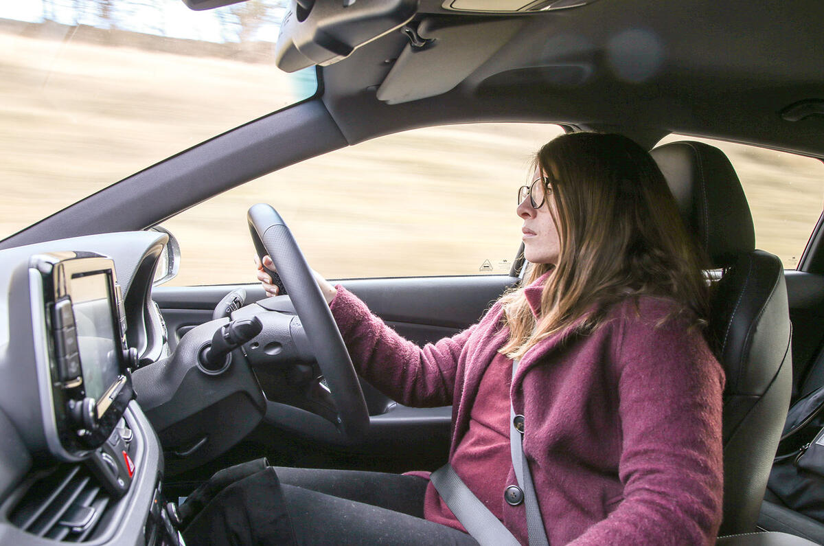 VW Golf GTI vs Hundai i30 N Rachel driving