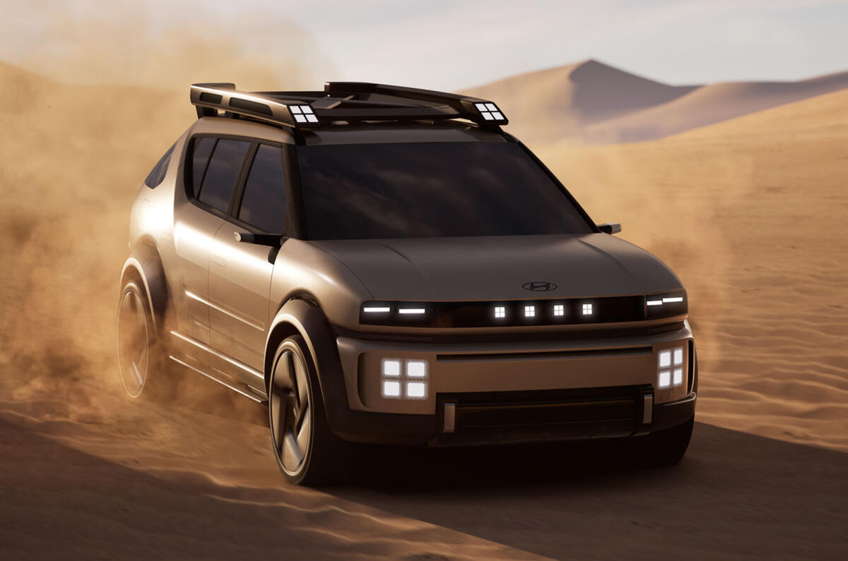 Hyundai Initium concept front quarter off roading Hyundai Initium concept front quarter off roading